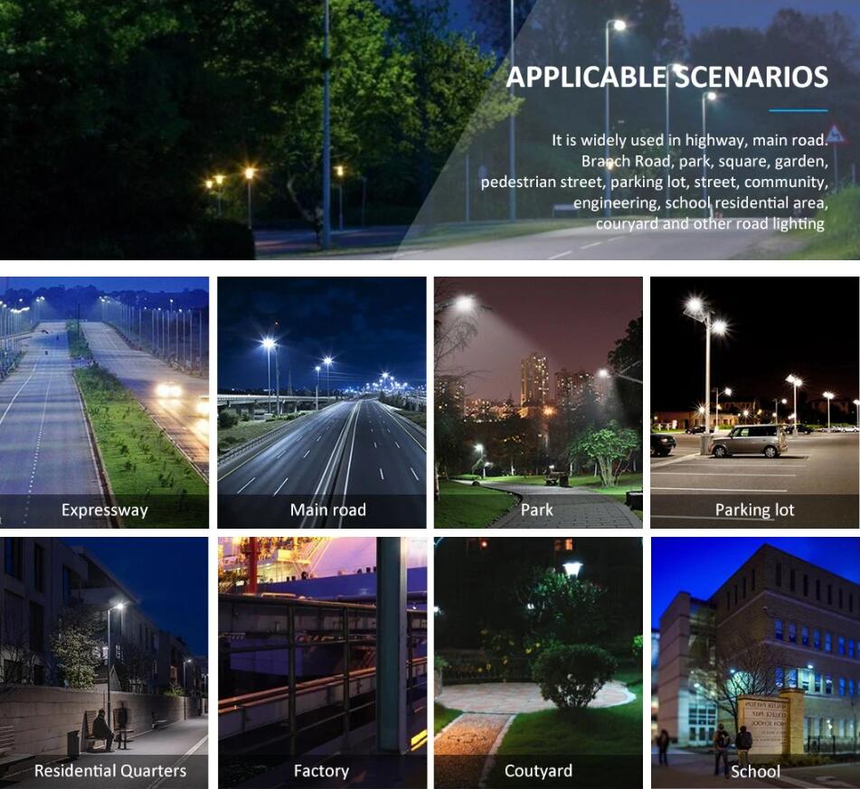 LEDの街路灯ポールのさまざまな高さは何ですか？そして、それぞれどの道路に適していますか？
